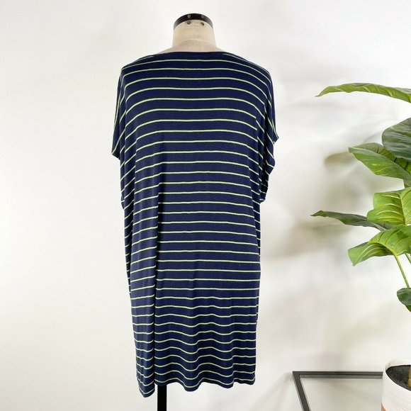 CAbi Navy and White Striped Short Sleeve Tee - Picture 5 of 7